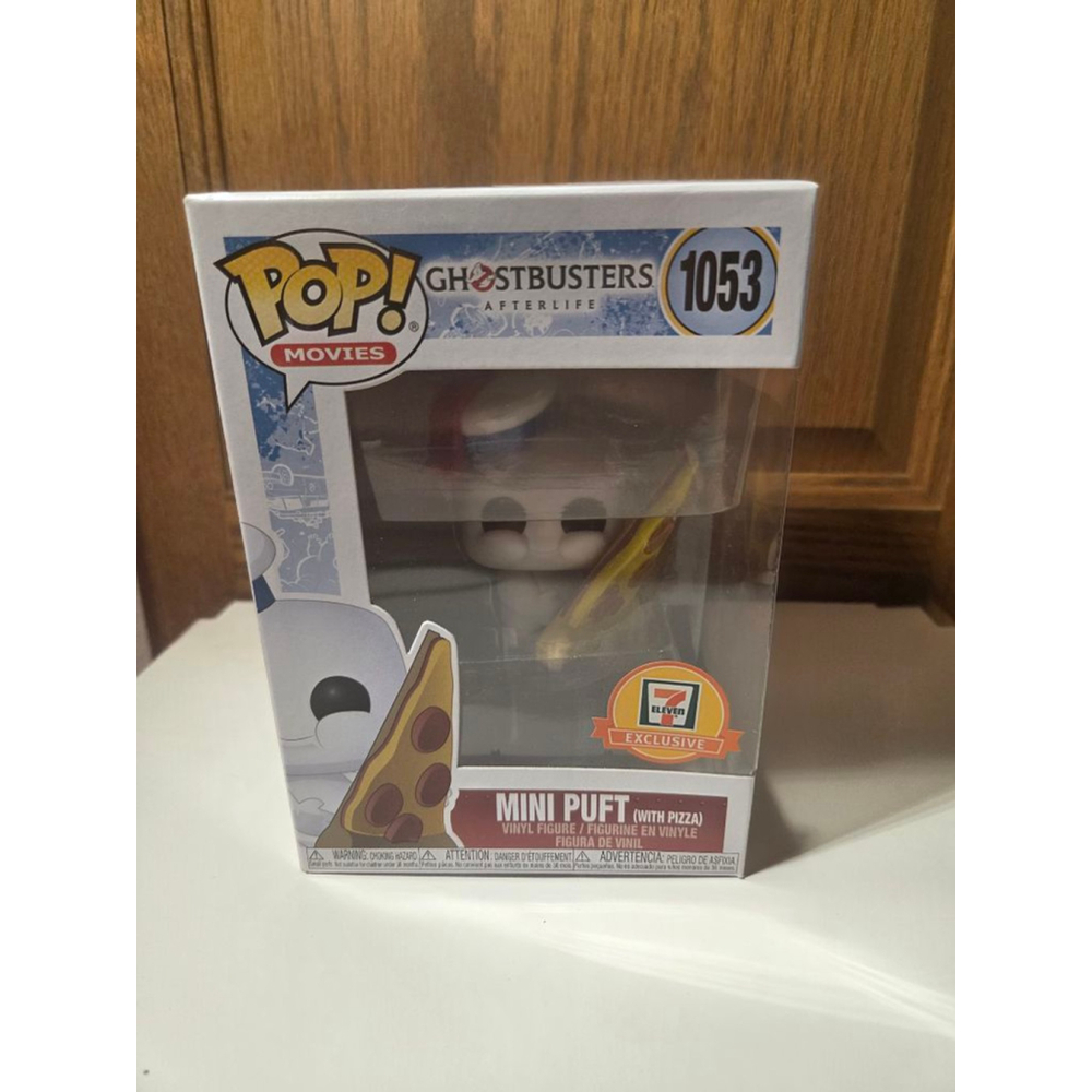 Funko Pop Ghostbusters Afterlife Mini Puft With Pizza 7 Eleven Exclusive figure
